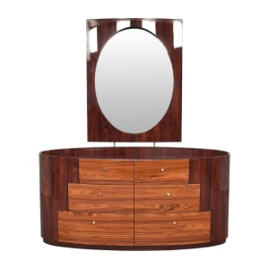 Global Furniture USA Global Furniture New York Modern Dresser and Mirror  for sale