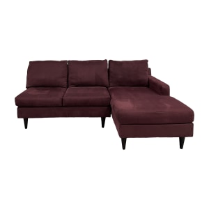 buy Max Home Chaise Sectional Max Home Sectionals