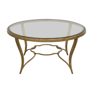 buy Ethan Allen Round Coffee Table Ethan Allen