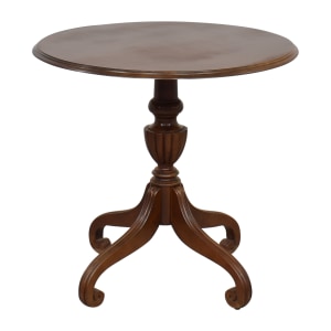 buy Ethan Allen Round Pedestal Table  Ethan Allen Accent Tables