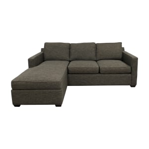 Crate & Barrel Crate & Barrel Davis Three Seat Lounger Sectional ma