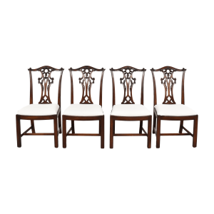 Henredon Furniture Henredon Furniture Chippendale Dining Side Chairs on sale