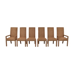 Maurice Villency Maurice Villency Upholstered Parsons Chairs