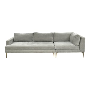 buy West Elm Andes 2-Piece Sectional West Elm