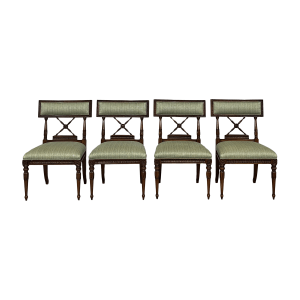 shop Vintage Upholstered Dining Side Chairs 