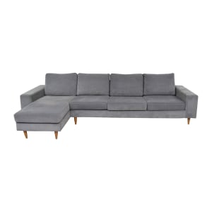 BoConcept Modern Box Arm Chaise Sectional  / Sofas