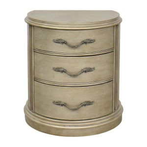 Macy's Macy's Zarina Demilune Nightstand nj