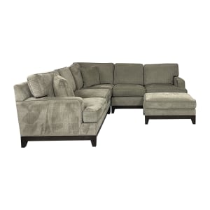 Ethan Allen Ethan Allen Corner Sectional and Ottoman Sectionals