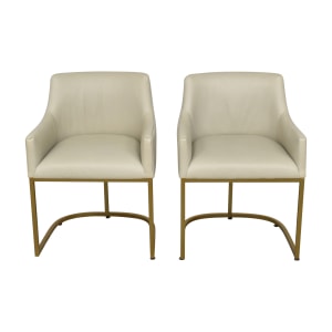 Restoration Hardware Restoration Hardware Emery Curved Back Dining Chairs coupon