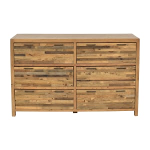 shop West Elm Bay Six Drawer Dresser West Elm Storage