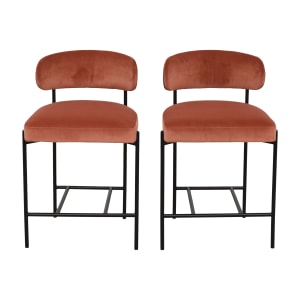 shop Interior Define Hollis Upholstered Counter Stools Interior Define Dining Chairs