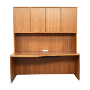  Mid Century Modern Office Desk and Hutch coupon