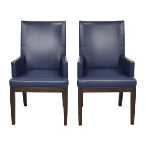 A. Rudin A. Rudin Square Back Arm Chairs price