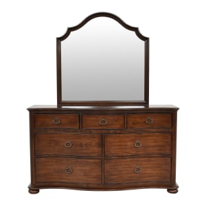 Rooms To Go Burnette Dresser and Mirror / Storage