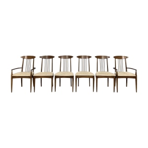 Broyhill Furniture Broyhill Furniture Sculptra Mid Century Modern Dining Chairs second hand