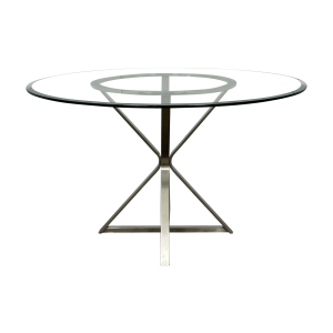  Modern Glass Top Dining Table ma