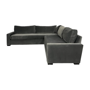 buy Restoration Hardware Maxwell Bench Seat L-Sectional Restoration Hardware