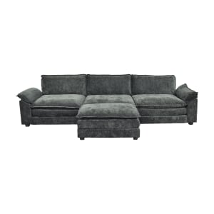 shop Wade Logan Avrilynn Modular Sofa and Ottoman Wade Logan Sectionals