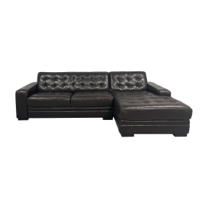 Macy's Macy’s Tufted Sectional Sofa ma