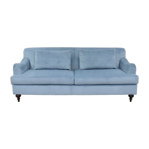 The Inside The Inside English Roll Arm Sofa blue