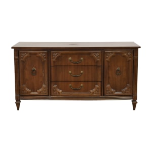 Vintage Carved Sideboard 