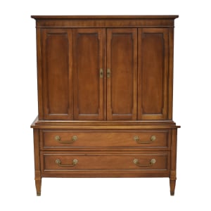 shop Drexel Heritage Two Door Wardrobe Drexel Storage