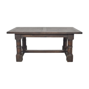 Restoration Hardware Salvaged Trestle Rectangular Extension Dining Table / Dinner Tables