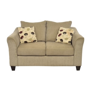 Raymour & Flanigan Raymour and Flanigan Modern Upholstered Loveseat Sofas