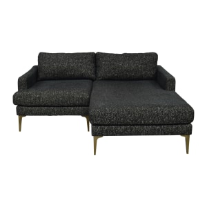 West Elm Andes Small 2-Piece Chaise Sectional / Sectionals