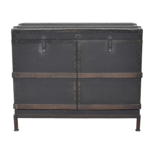 Pottery Barn Pottery Barn Ludlow Trunk Bar Cabinet dimensions