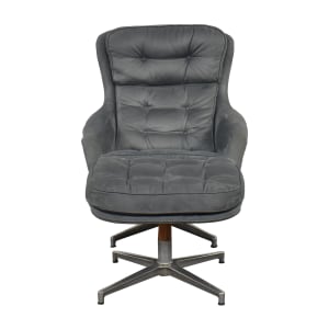 buy DUX DUX Form 7 Swivel Lounge Chair with Ottoman online