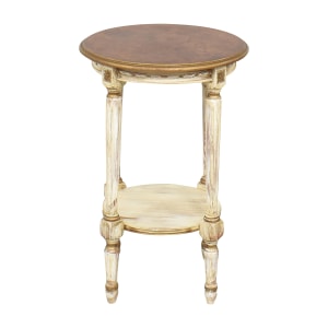  Vintage Round Accent Table for sale