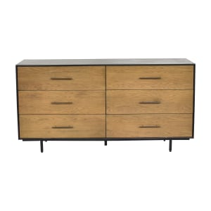 West Elm Wrapped Eight Drawer Dresser / Dressers