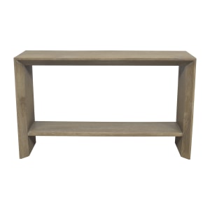 shop Crate & Barrel Baja Rectangular Console Table Crate & Barrel Tables