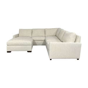 BenchMade Modern BenchMade Modern Couch Potato Lite Sectional and Ottoman