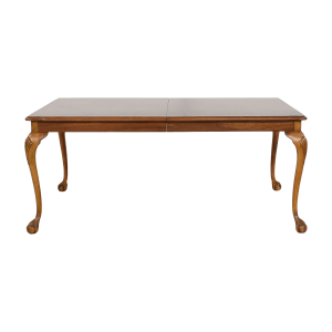 shop Thomasville Queen Anne Extendable Dining Table Thomasville Dinner Tables