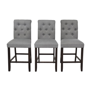 buy Modern Tufted Counter Stools 