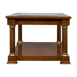 buy  Traditional Glass Top Accent Table online