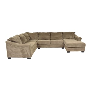 shop Ashley Justyna Sectional Ashley Furniture Sectionals