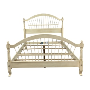 shop Ethan Allen French Country Style Queen Bed Ethan Allen Bed Frames