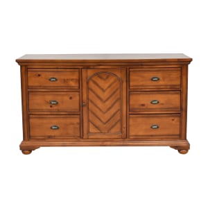 Bob's Discount Furniture Bob's Discount Furniture Six Drawer One Door Dresser ct