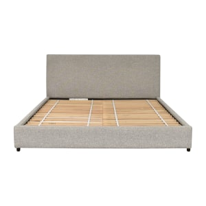 West Elm West Elm Contemporary Upholstered Storage King Bed