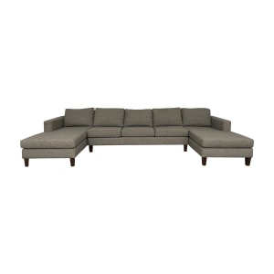 Medley Medley Custom Rio Double Chaise Sectional Sectionals