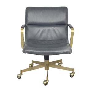 buy West Elm Cooper Mid-Century Swivel Office Chair West Elm