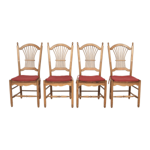  Wheat Sheaf Back Dining Side Chairs multi