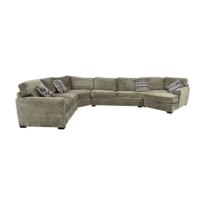 Raymour & Flanigan Raymour & Flanigan Four Piece Sleeper Sectional second hand