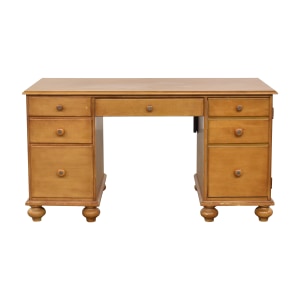 shop Ethan Allen Double Pedestal Desk Ethan Allen