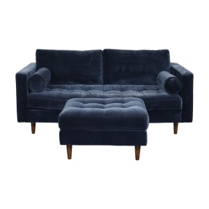 shop Article Sven Loveseat and Ottoman Article Sofas