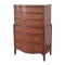 buy Vintage Glass Top Chest of Drawers 