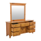 Broyhill Furniture Broyhill Shaker Style Dresser and Mirror nj
